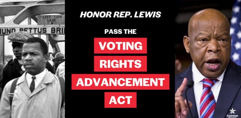 Urge Your Representatives to Support the John R. Lewis Voting Rights Advancement Act